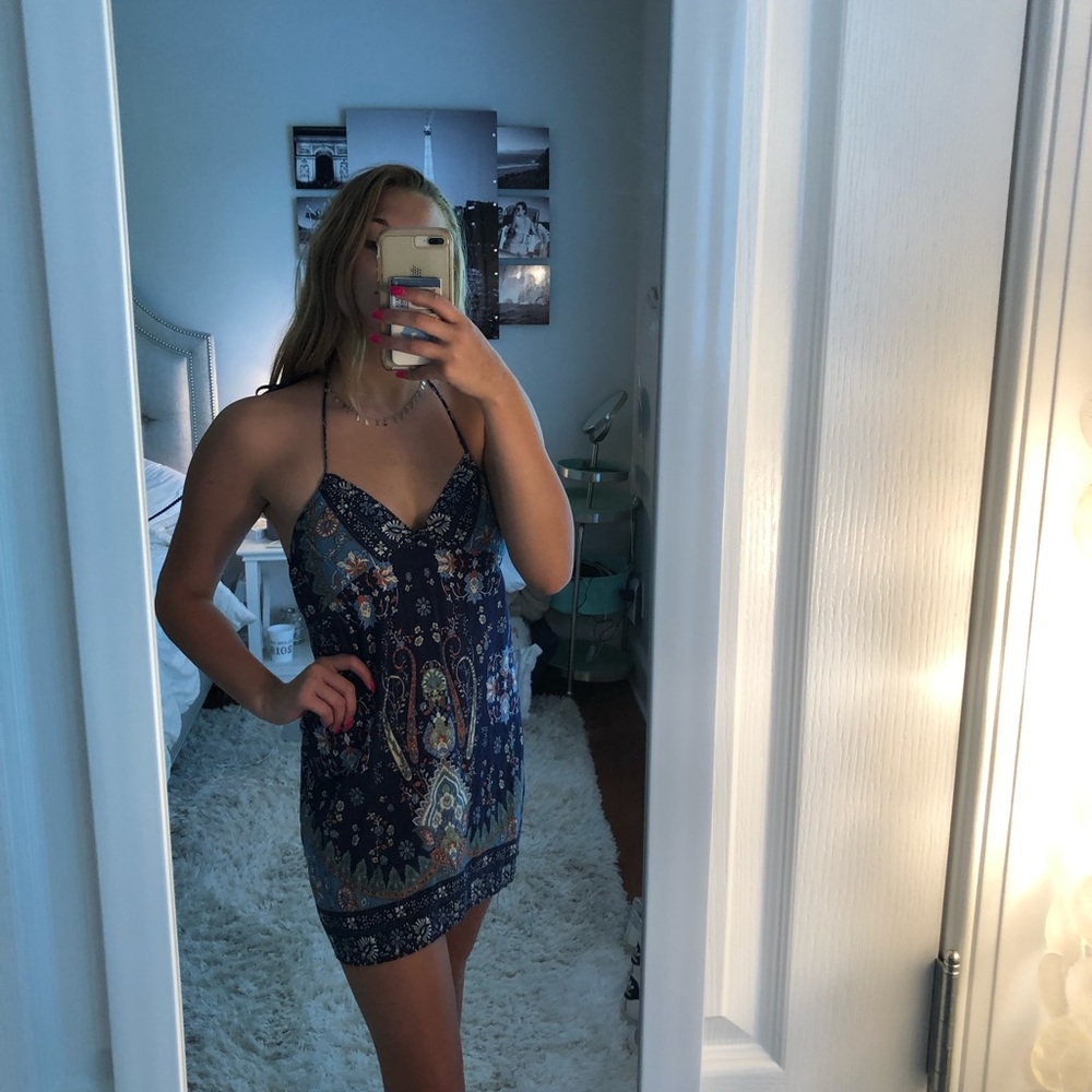 Trendy Floral Slip Dress NWOT - Picture 2 of 5